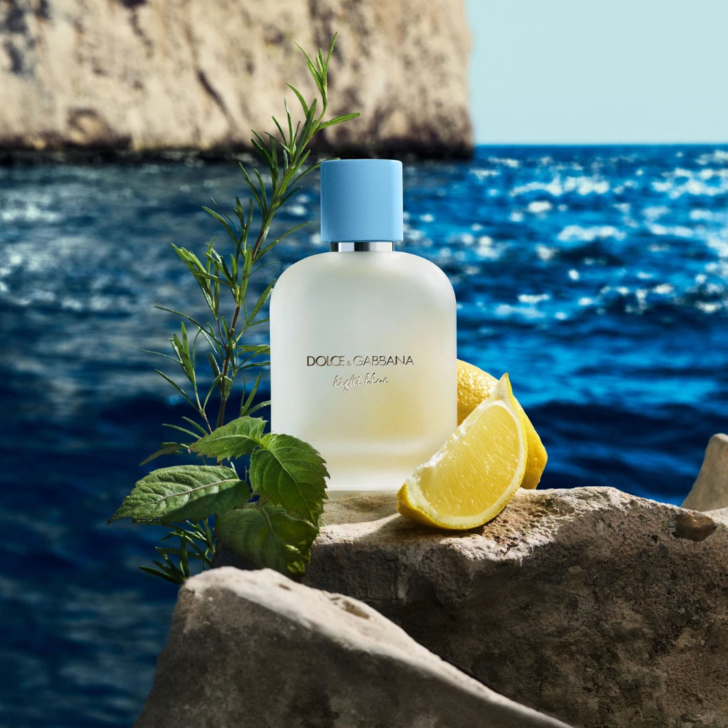 Dolce & Gabbana Light Blue Eau De Toilette Spray For Men EDT Mini 0.15oz/4.5ml,1.3oz/40ml,1.7oz/50ml,2.5oz/75ml,3.3oz/100ml,4.2oz/125ml,6.7oz/200ml- Perfume For Long Lasting Suitable For Birthday, Of
