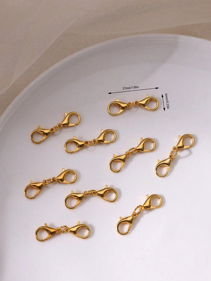 Double Lobster Clasp, Ideal Accessory For Necklaces, Bracelets, Keychains, DIY, Jewelry Making