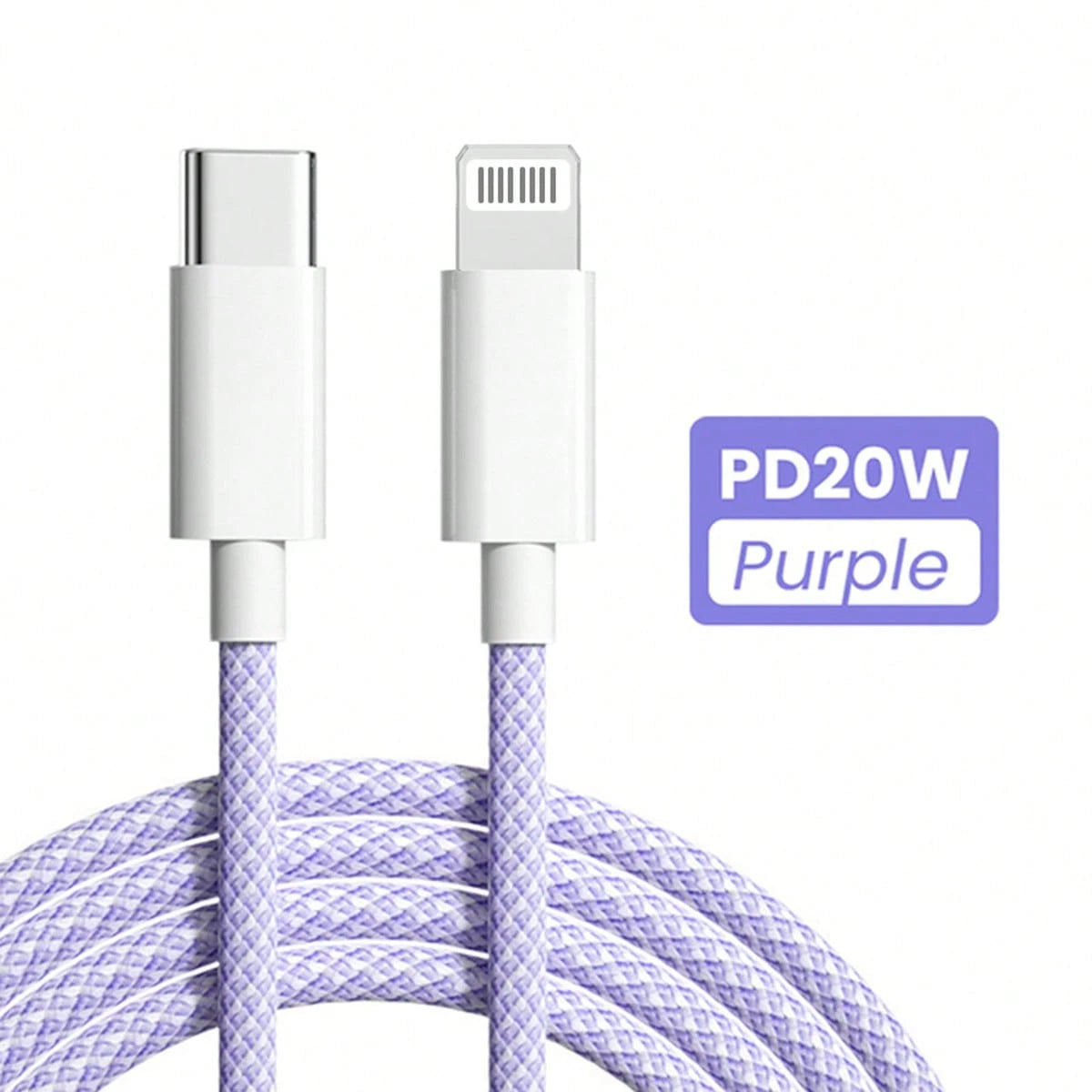 Durcord Fast Charging Nylon Braid Cable Fast Charging,USB-C To Lightning Fast Charging Cable Cable,Nylon Braids Sync Cable, Compatible With IPhone 13/13 Mini13 Pro/Pro Max 12/12Mini12 Pro/Pro Max 11/P