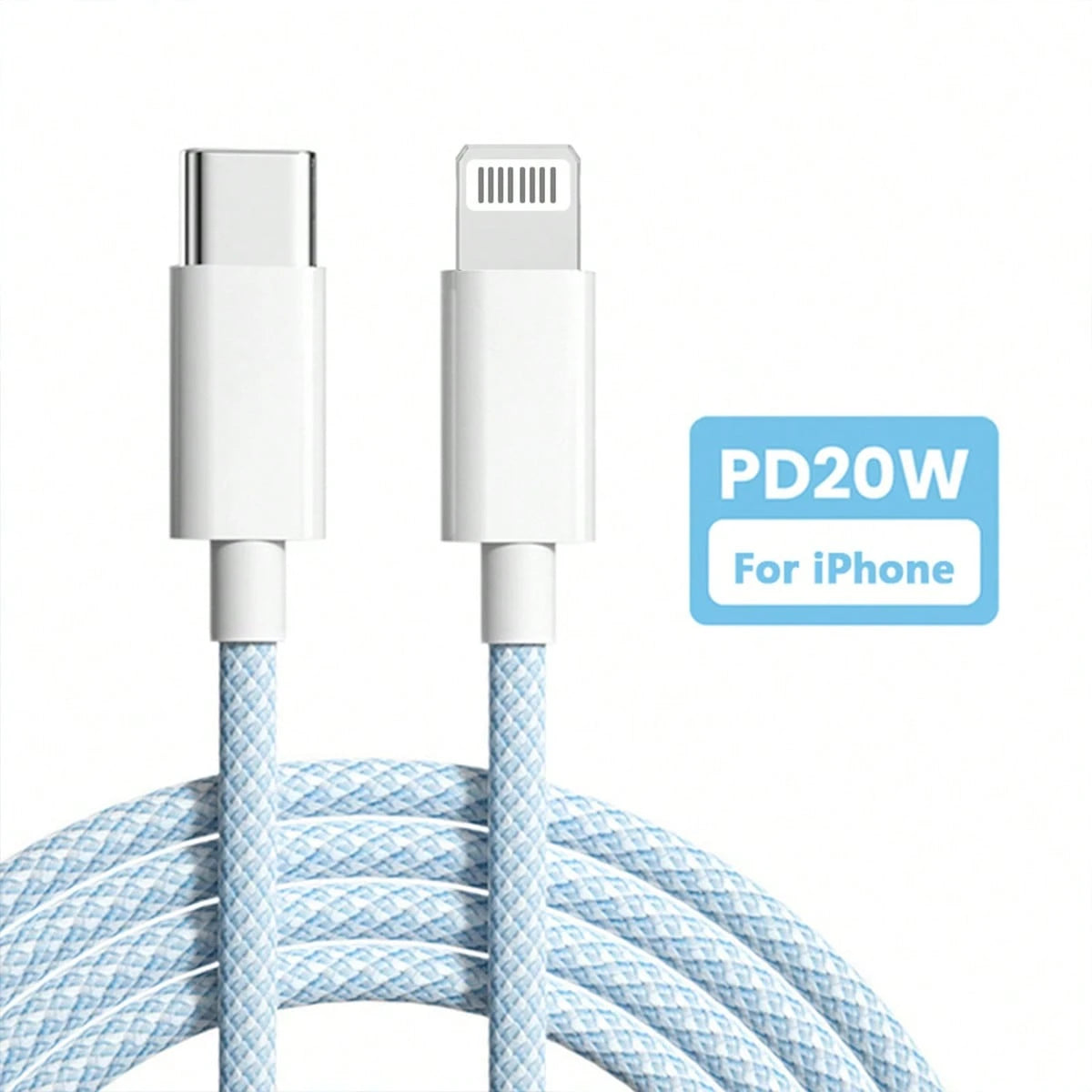 Durcord Fast Charging Nylon Braid Cable Fast Charging,USB-C To Lightning Fast Charging Cable Cable,Nylon Braids Sync Cable, Compatible With IPhone 13/13 Mini13 Pro/Pro Max 12/12Mini12 Pro/Pro Max 11/P