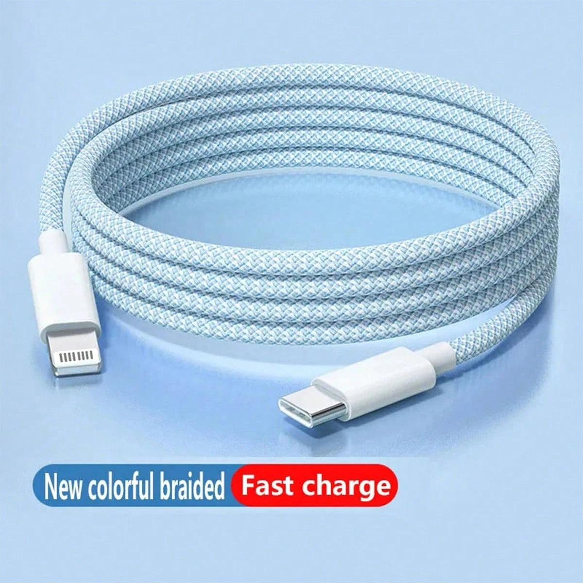 Durcord Fast Charging Nylon Braid Cable Fast Charging,USB-C To Lightning Fast Charging Cable Cable,Nylon Braids Sync Cable, Compatible With IPhone 13/13 Mini13 Pro/Pro Max 12/12Mini12 Pro/Pro Max 11/P