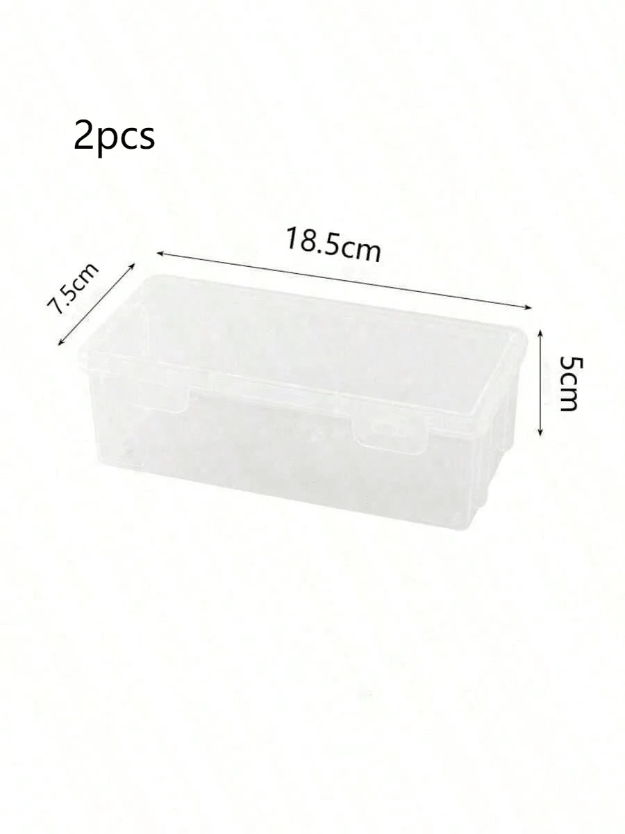Dust-Proof Transparent Plastic Nail Polish Storage Box With Safety Lock, Portable Gel UV Nail Polish Bottle Storage Case, Suitable For Home And Nail Salon Storage Of Small Nail Art Supplies