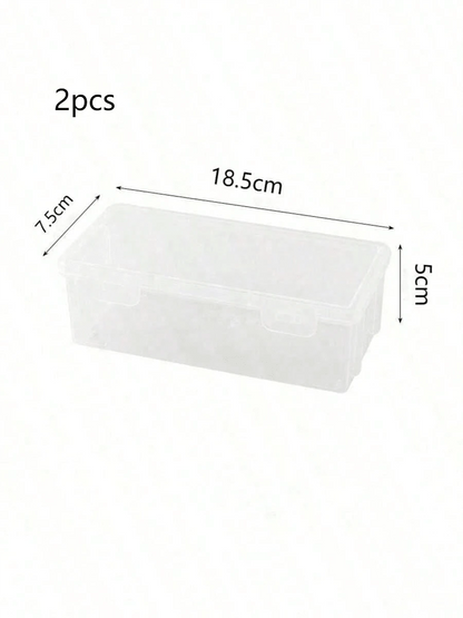 Dust-Proof Transparent Plastic Nail Polish Storage Box With Safety Lock, Portable Gel UV Nail Polish Bottle Storage Case, Suitable For Home And Nail Salon Storage Of Small Nail Art Supplies