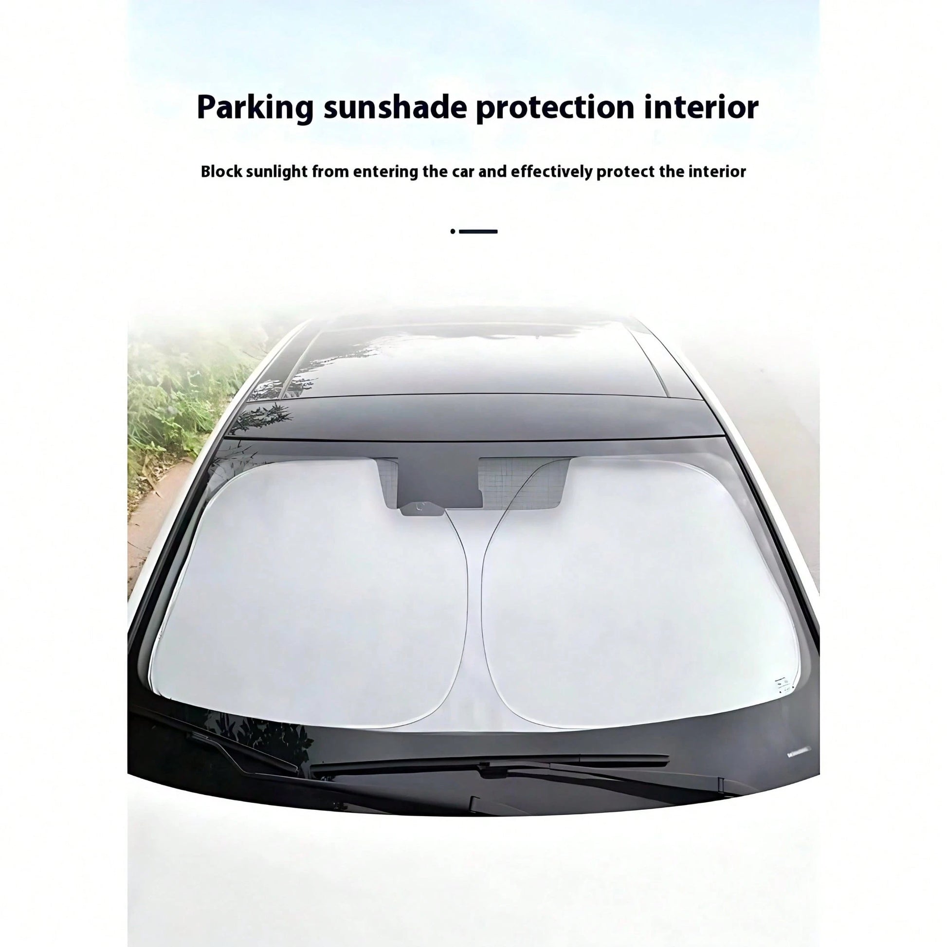 Easypie Selection 1pc Foldable Car Sunshade, Front Windshield Sunshade, Blocks UV Rays And Keeps Car Interior Cool, Universal Thickened Sunshade For Car Interior Cooling, Suitable As Gift For Friends