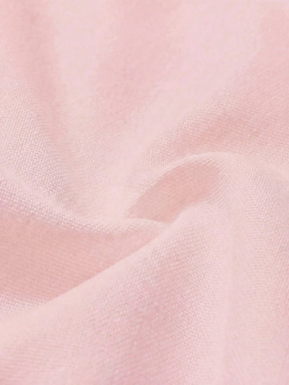 Elegant Linen Casual Commute Minimalist Office Daily Linen Dress, Summer Dresses, Elegant Dresses For Women, Casual Dresses For Women Pink