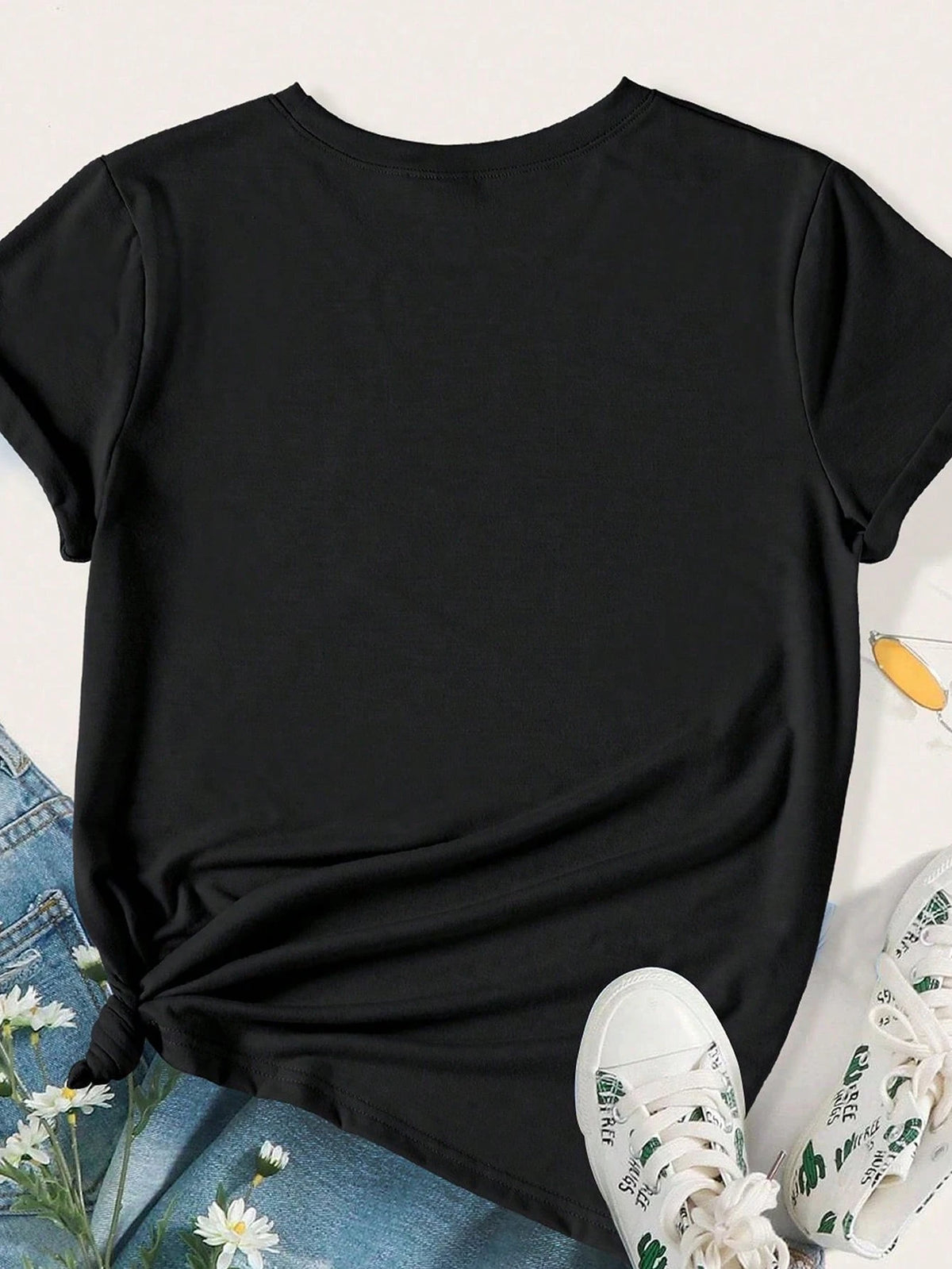 EMERY ROSE Kindness Is Free Printed Plus Size T-Shirt