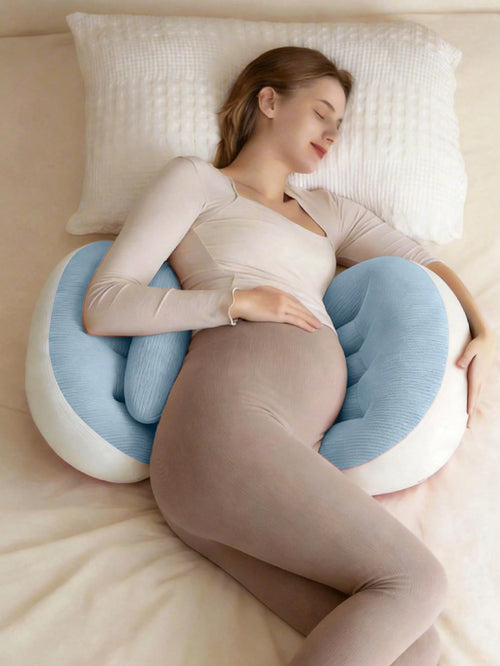 Ergonomic U-Shaped Pregnancy Pillow- Side Sleeper Maternity Support Cushion With Lumbar Protection, Provides Comfort For Abdomen And Back