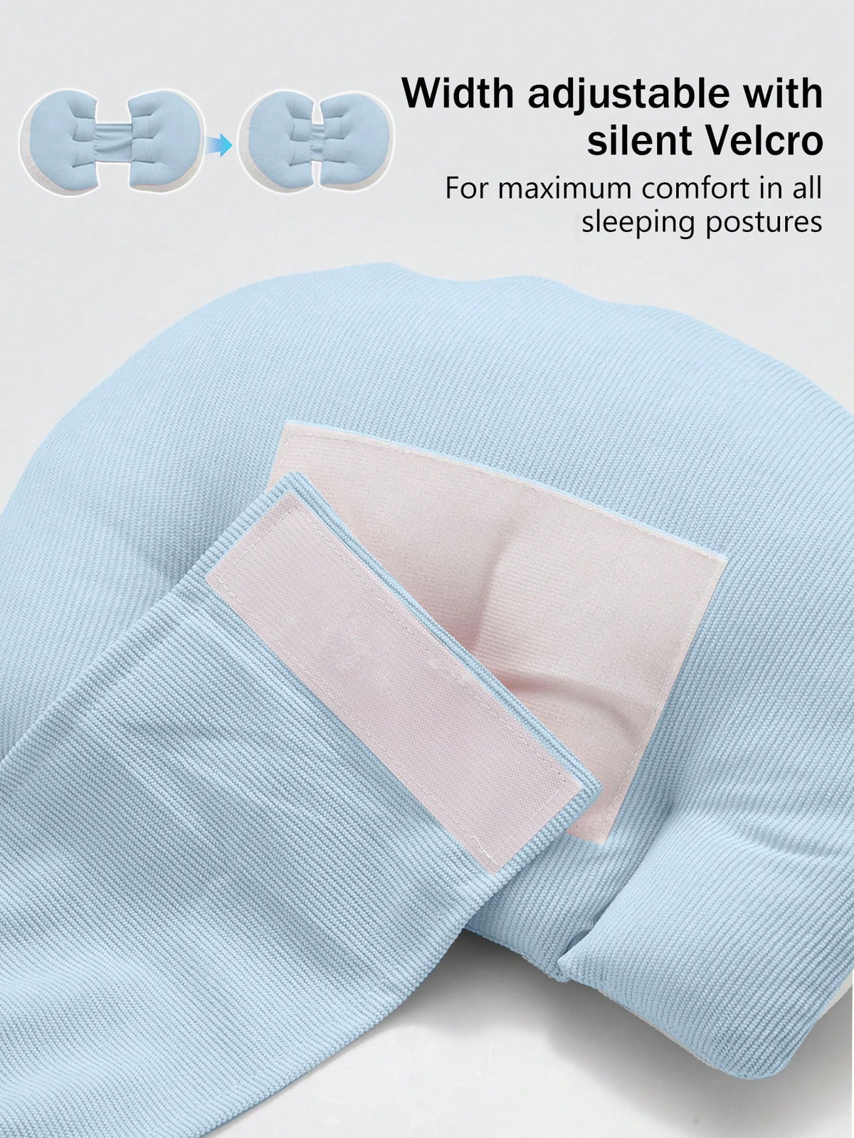 Ergonomic U-Shaped Pregnancy Pillow- Side Sleeper Maternity Support Cushion With Lumbar Protection, Provides Comfort For Abdomen And Back
