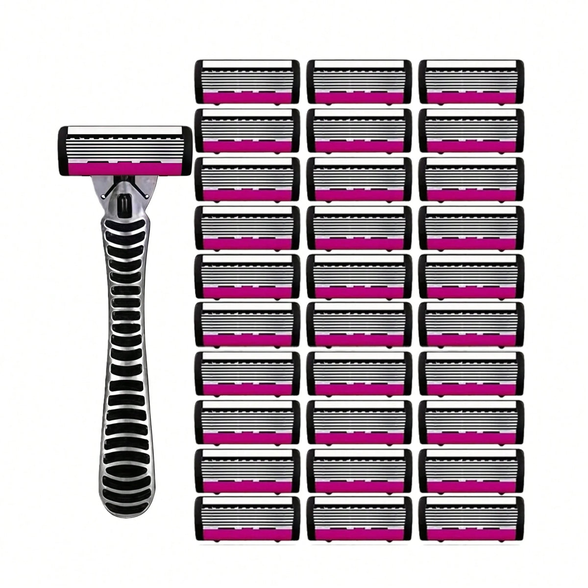 European And American Style Women's/Men's 6-Layer Razor, A Manual Shaving Set Providing A Smooth Shaving Experience, Suitable For 10 Occasions, Perfect For Men's And Women's Hair Removal, An Essential
