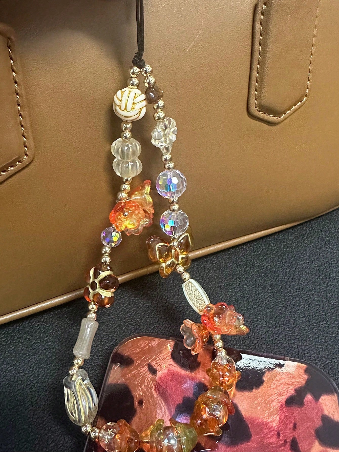 Exotic Bell Flower Phone Strap, Fashionable Wrist Hanging Ornament For Women, Suitable For Phone Case, Keychain, Outdoor Travel, Shopping, Universal