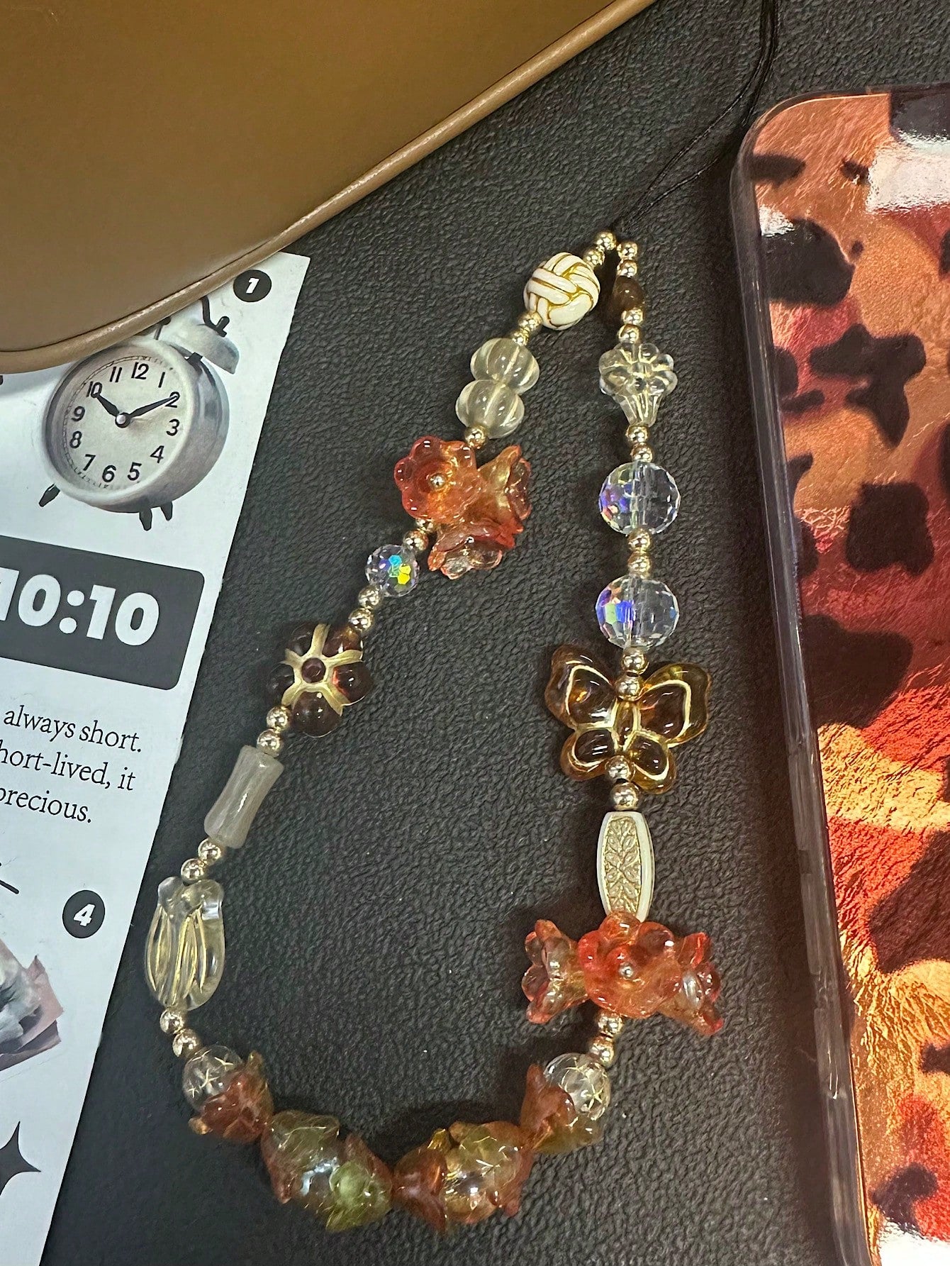Exotic Bell Flower Phone Strap, Fashionable Wrist Hanging Ornament For Women, Suitable For Phone Case, Keychain, Outdoor Travel, Shopping, Universal