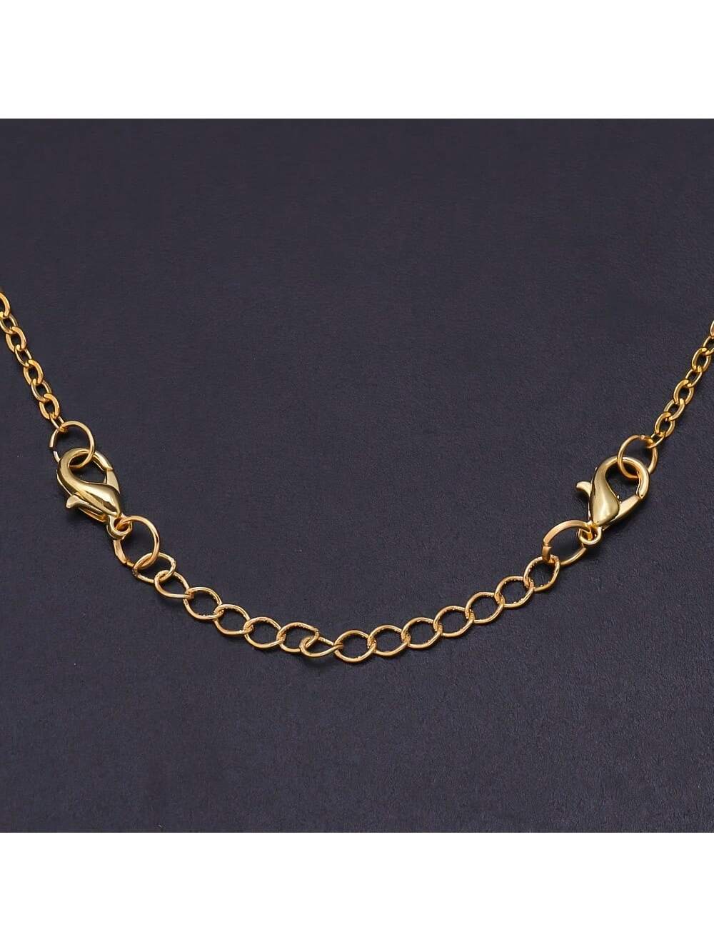 Extension Chain For Necklace, Bracelet, Anklet, And Jewelry Making, Double-Headed Lobster Clasp Jewelry Extension Chain, Golden And Silvery- 2in, 3in, 4in, 5in, 6in
