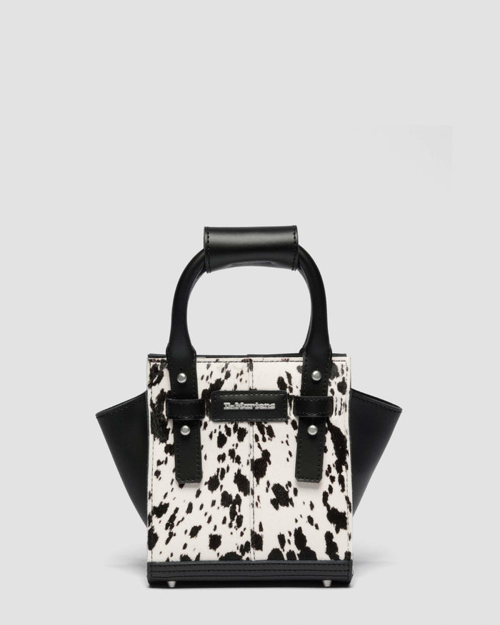 Extra Small Dalmatian Hair-On Leather Tote Bag