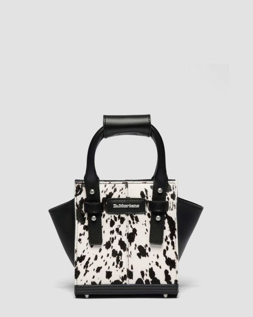 Extra Small Dalmatian Hair-On Leather Tote Bag