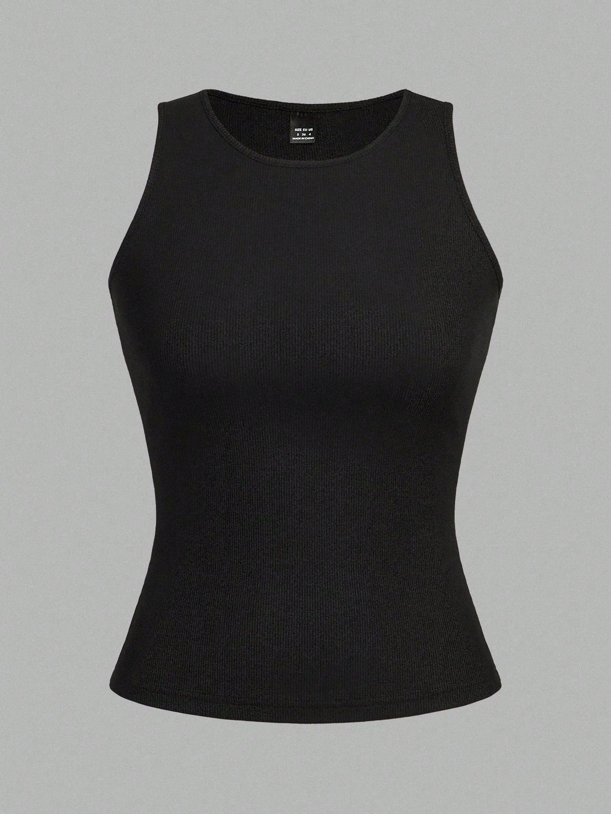 EZwear 2pcs Black Cropped Sexy Tight Fit Camisole Tops For Women, Suitable For Summer