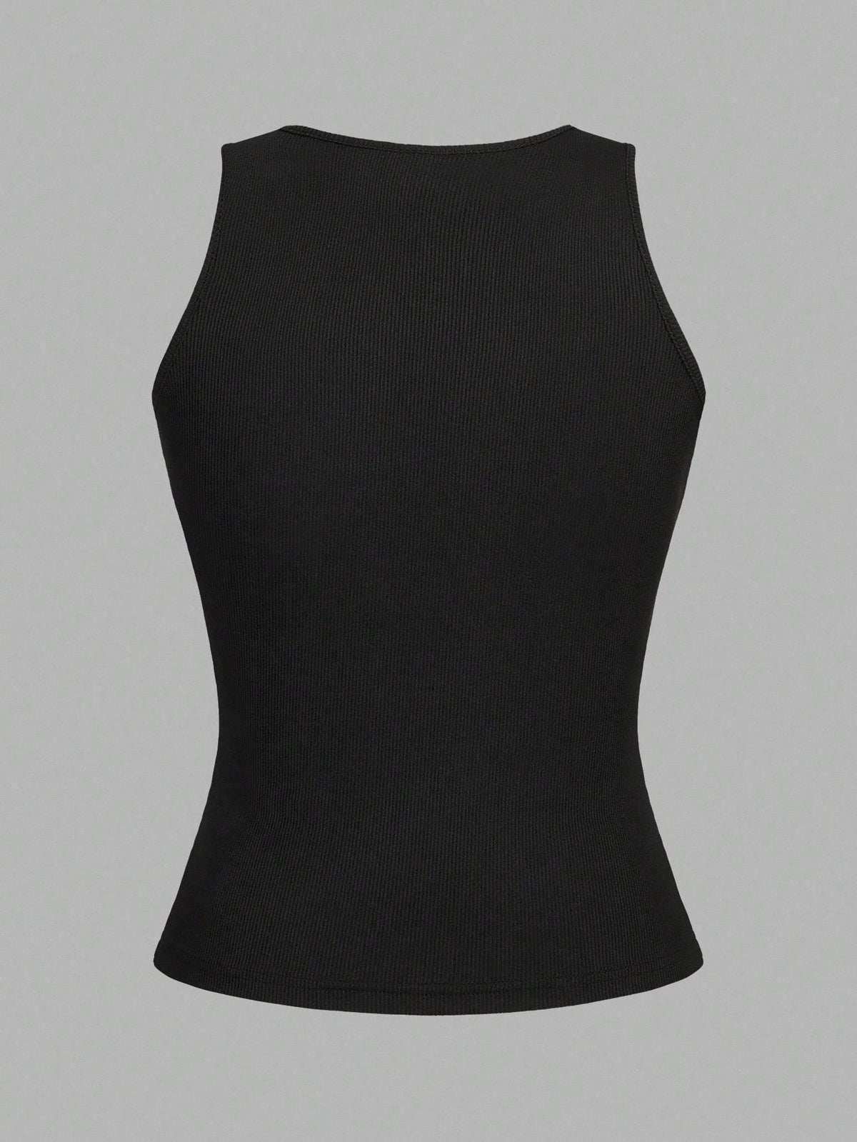 EZwear 2pcs Black Cropped Sexy Tight Fit Camisole Tops For Women, Suitable For Summer