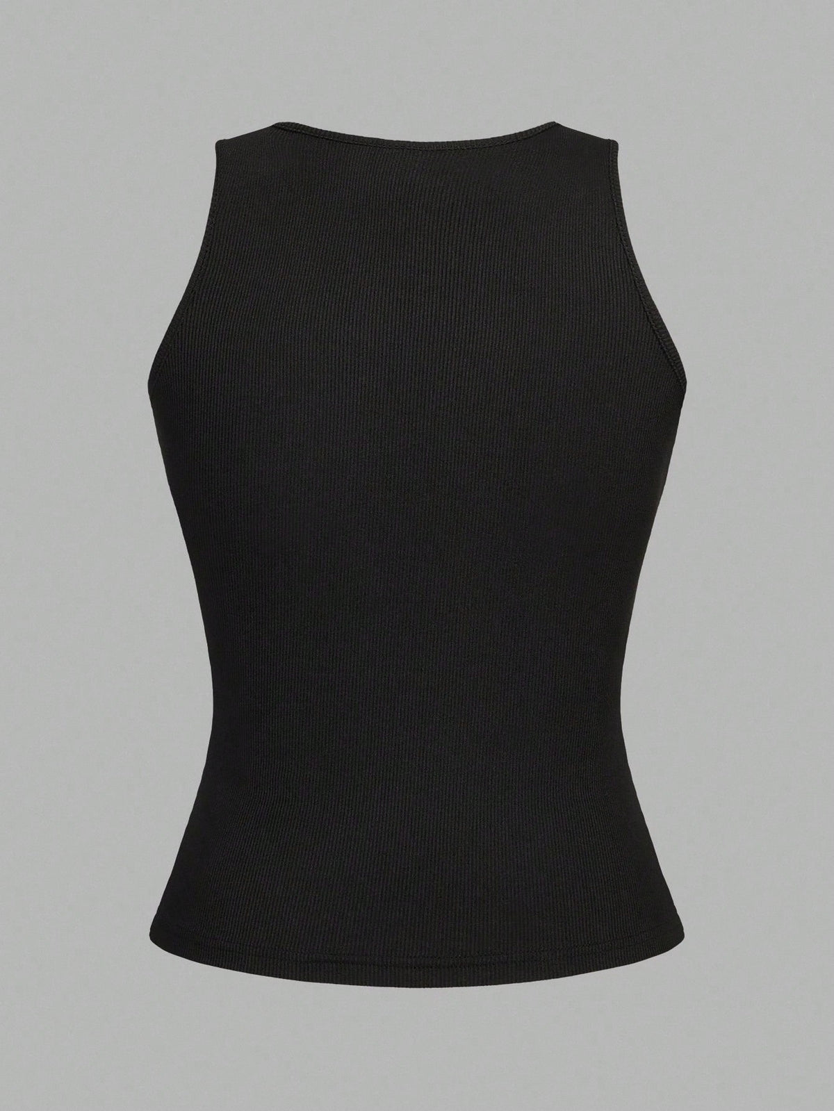 EZwear 2pcs Black Cropped Sexy Tight Fit Camisole Tops For Women, Suitable For Summer