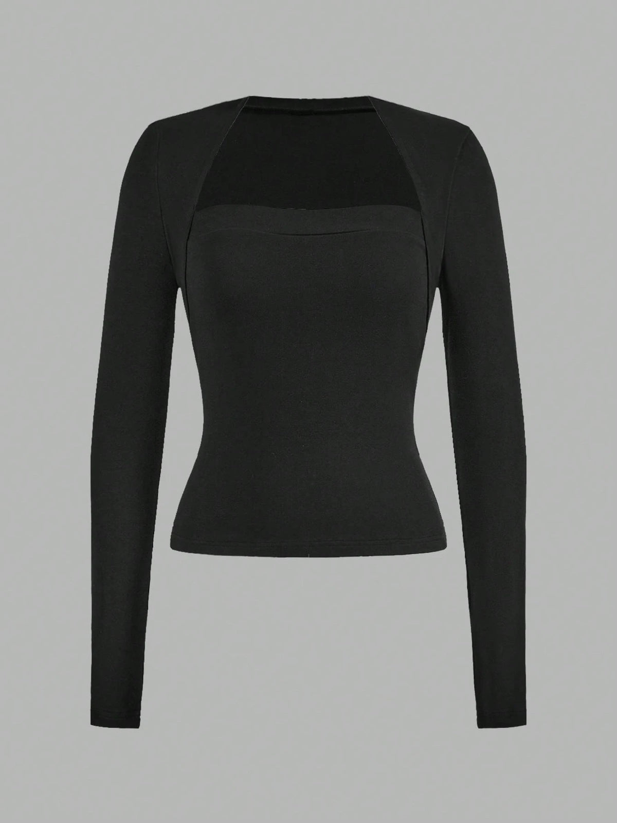 EZwear 2pcs/Set Women Casual Slim Fit Long Sleeve T-Shirt, Suitable For Autumn & Winter Autumn And Winter
