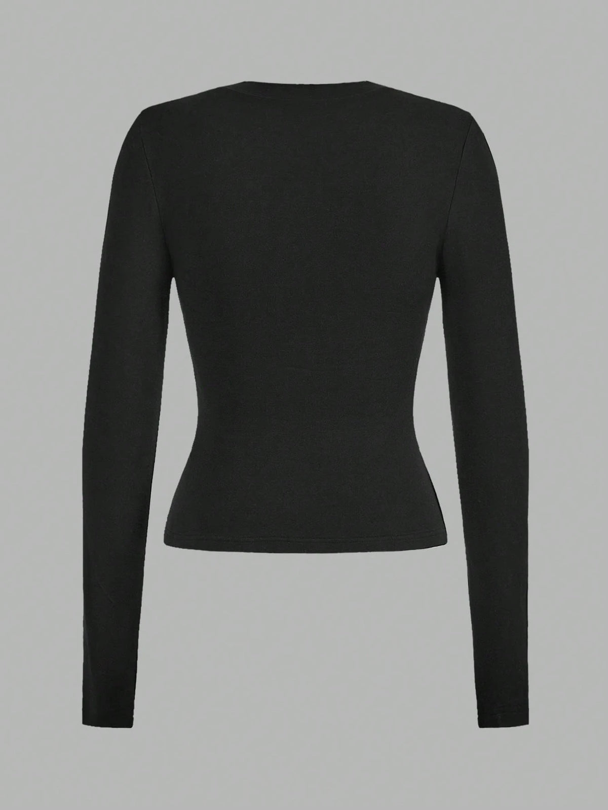 EZwear 2pcs/Set Women Casual Slim Fit Long Sleeve T-Shirt, Suitable For Autumn & Winter Autumn And Winter