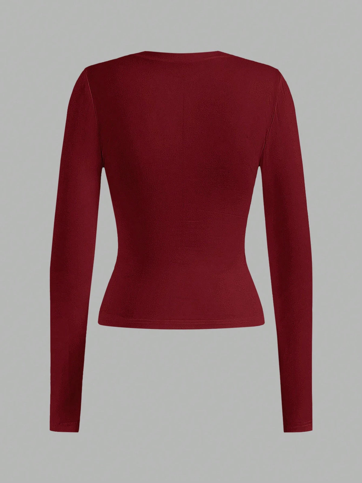EZwear 2pcs/Set Women Casual Slim Fit Long Sleeve T-Shirt, Suitable For Autumn & Winter Autumn And Winter