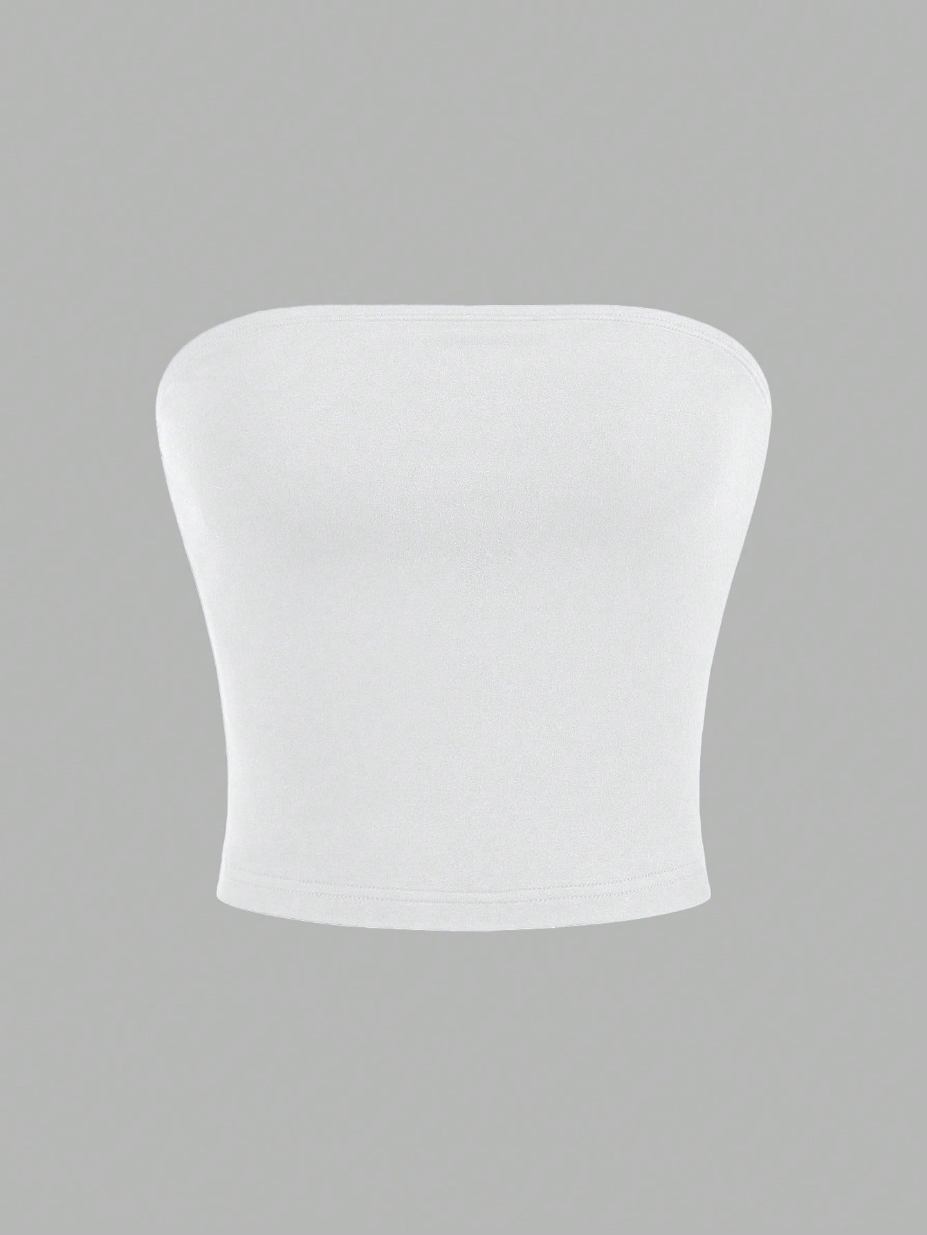 EZwear 3 Pcs/Set White Basic Casual Sexy Camisole & Tube Top Summer