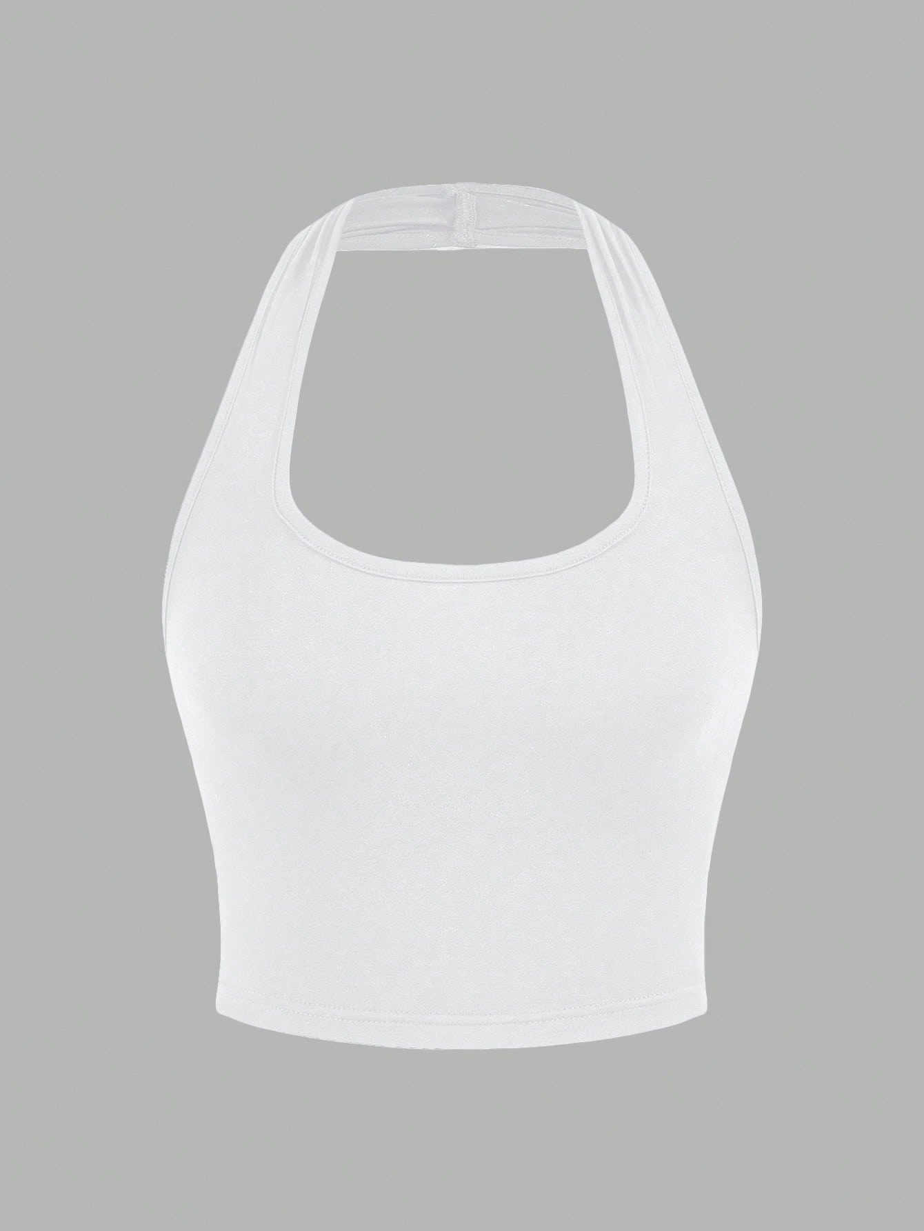 EZwear 3 Pcs/Set White Basic Casual Sexy Camisole & Tube Top Summer
