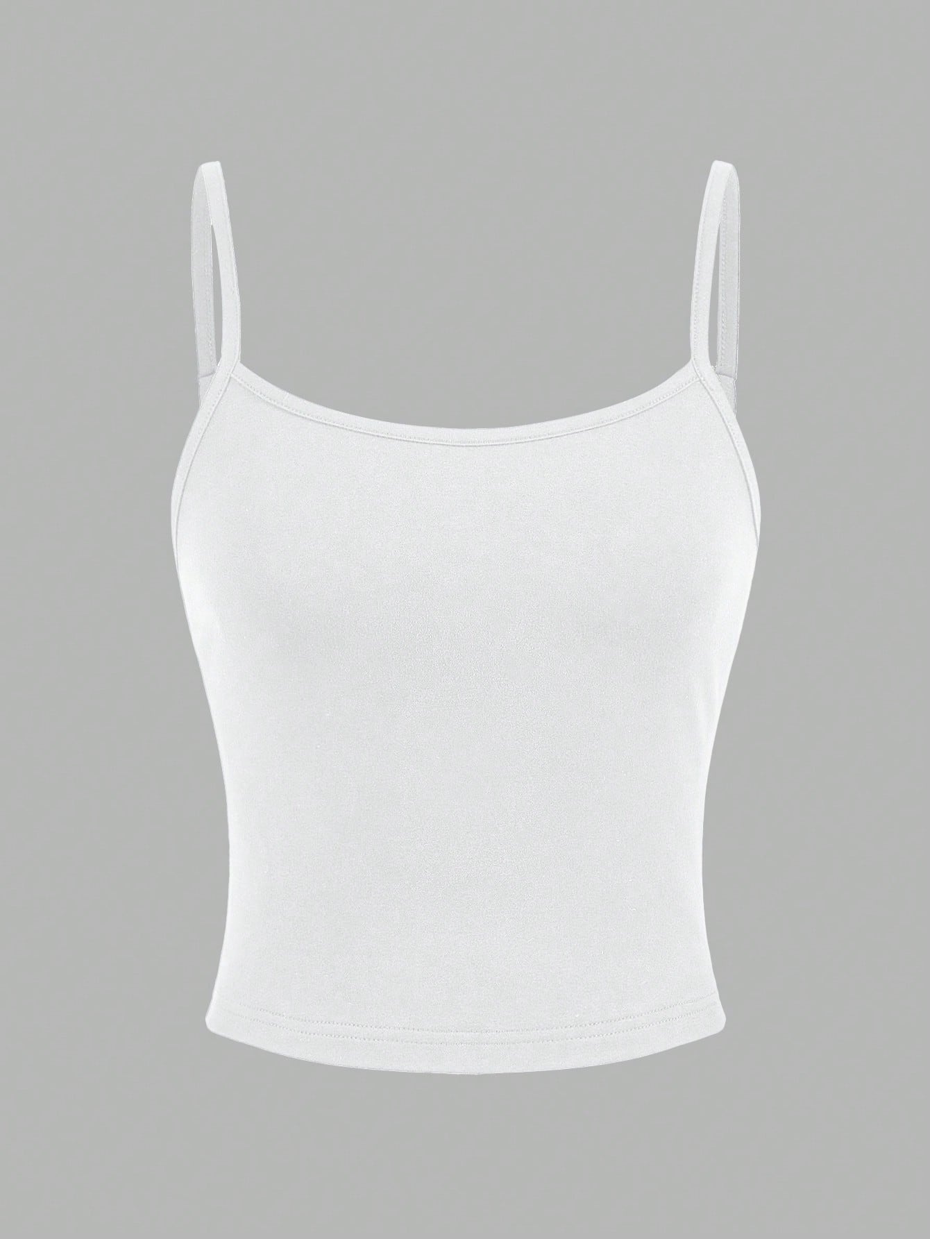 EZwear 3 Pcs/Set White Basic Casual Sexy Camisole & Tube Top Summer