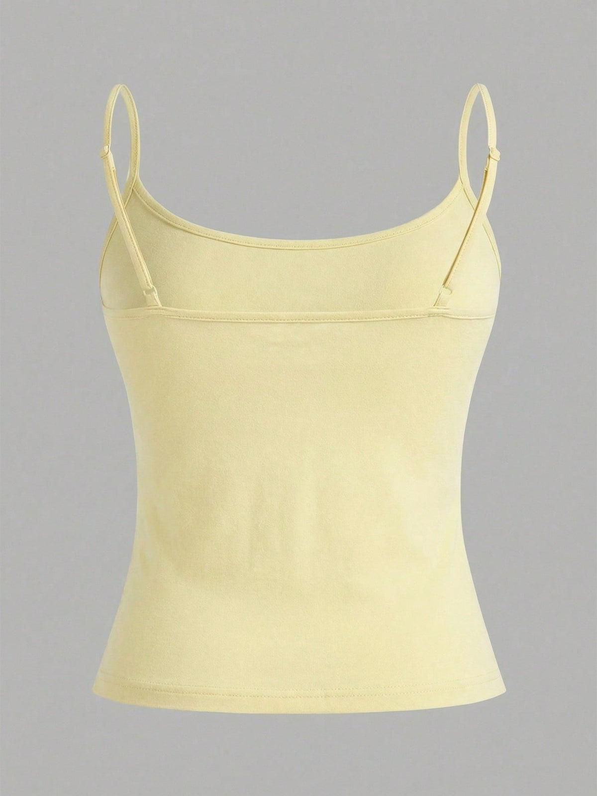 EZwear 3pcs/Set Women's Spaghetti Strap Cropped Camisole, Fitted Tank Tops For Summer, Pink/Yellow/Purple Pastel Women 3 Pack Cami Top
