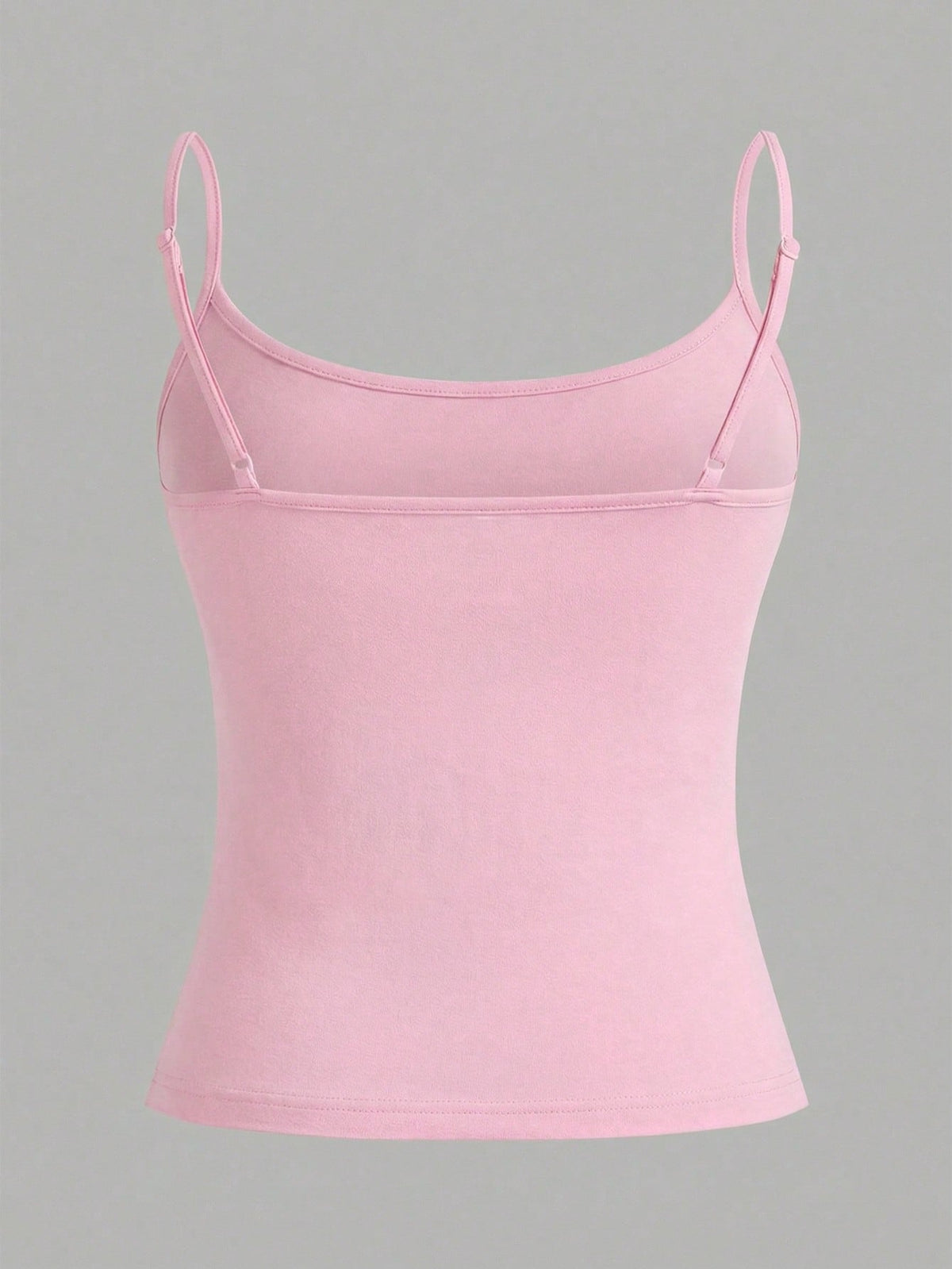 EZwear 3pcs/Set Women's Spaghetti Strap Cropped Camisole, Fitted Tank Tops For Summer, Pink/Yellow/Purple Pastel Women 3 Pack Cami Top