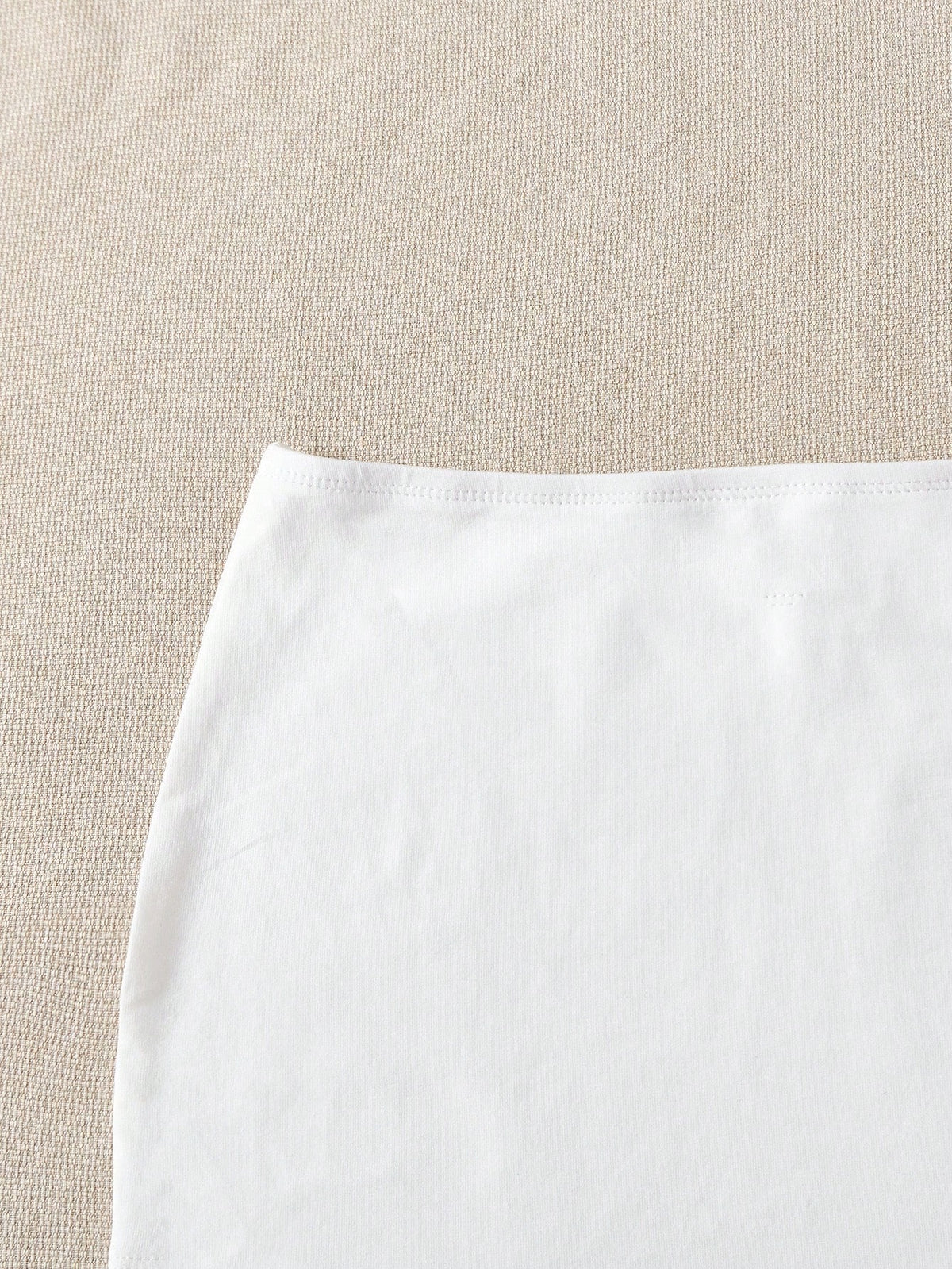 EZwear Solid Elastic Waist Casual Biker Shorts