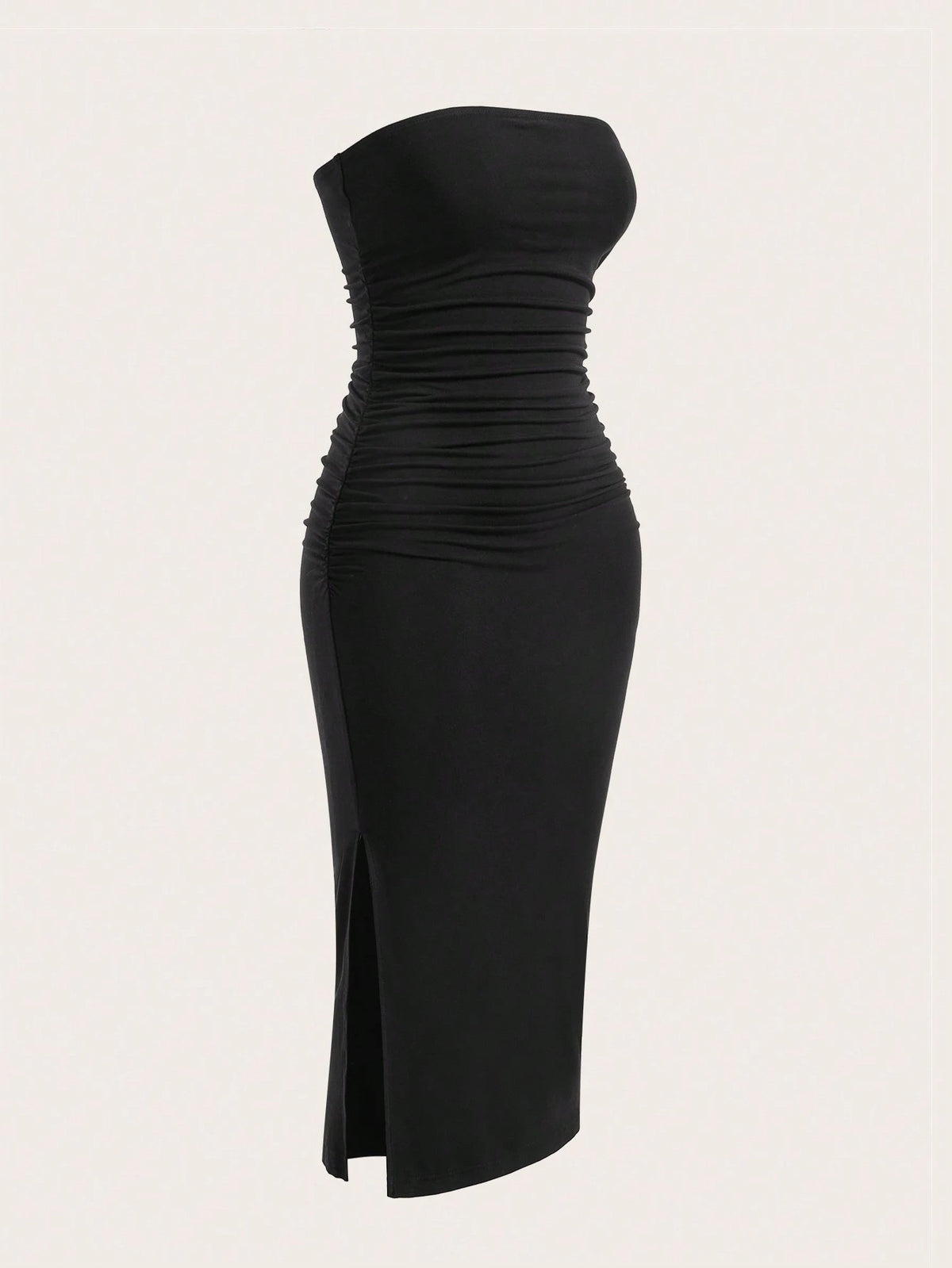 EZwear Two-Piece Set Knitted Split Strapless Dress,Summer Dresses For Women