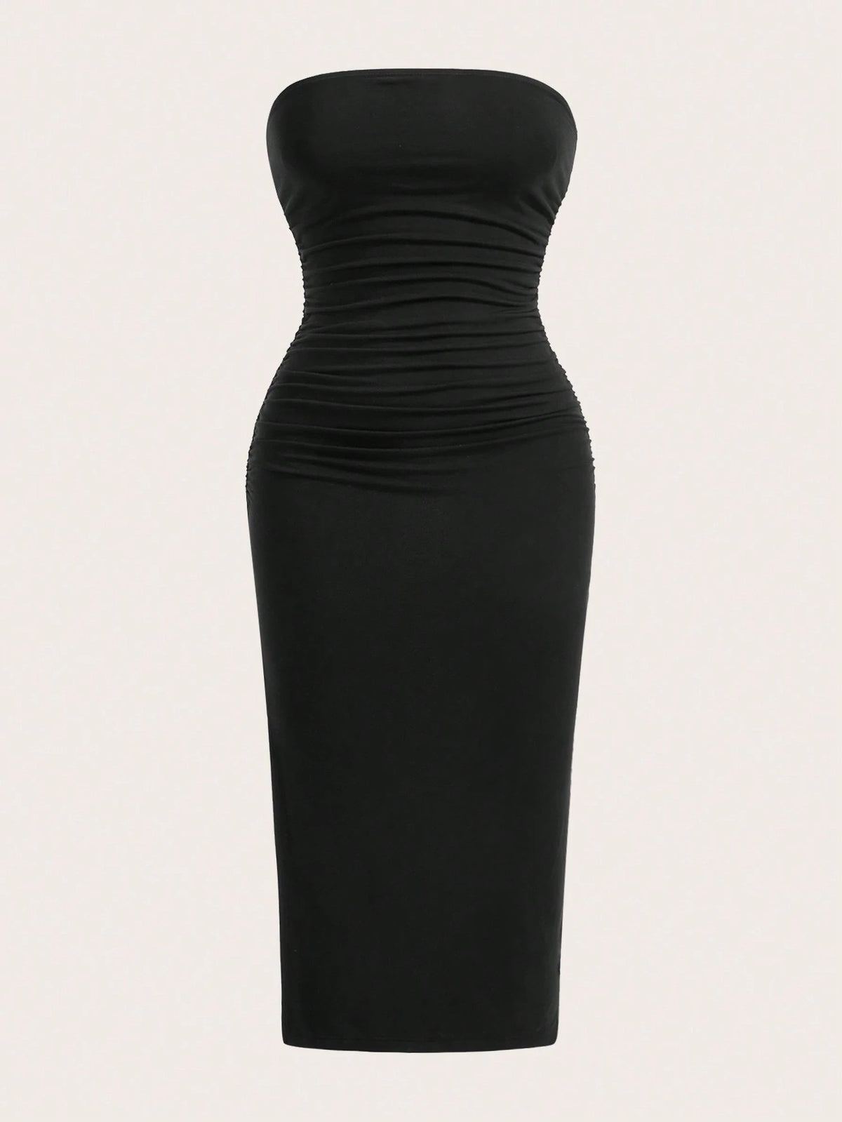 EZwear Two-Piece Set Knitted Split Strapless Dress,Summer Dresses For Women