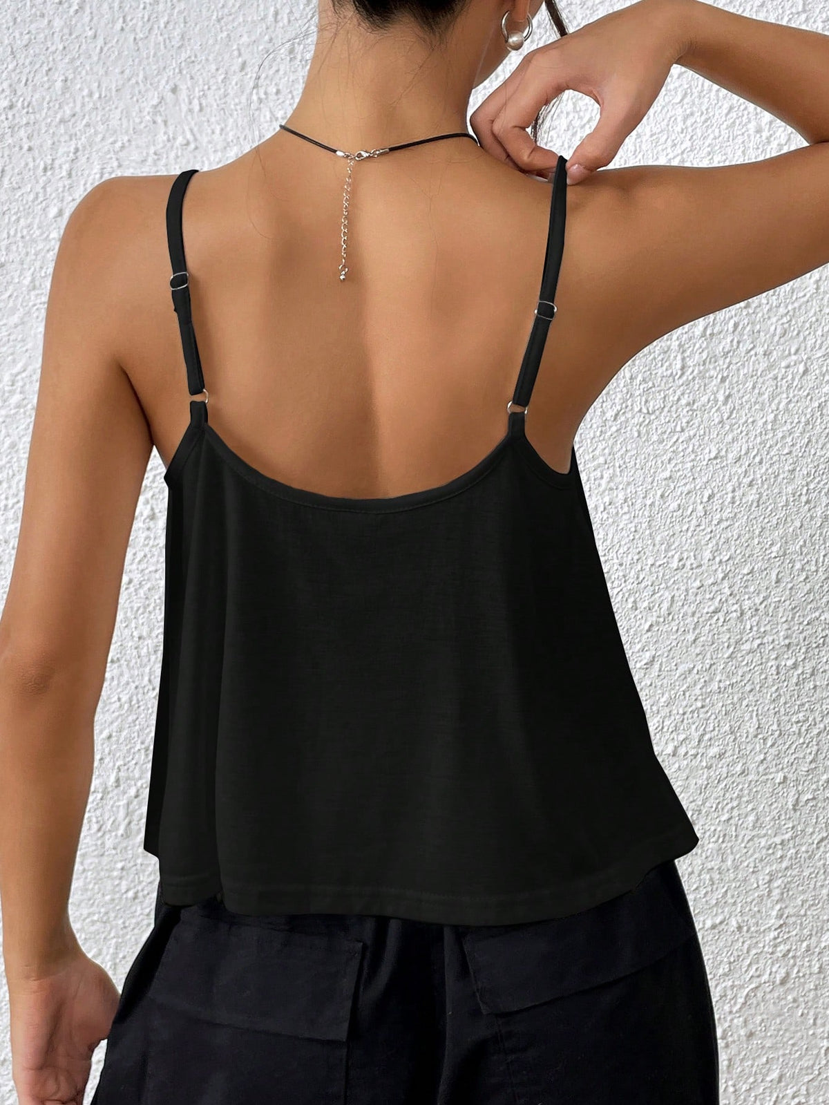 EZwear Women Simple Solid Color Cami Top