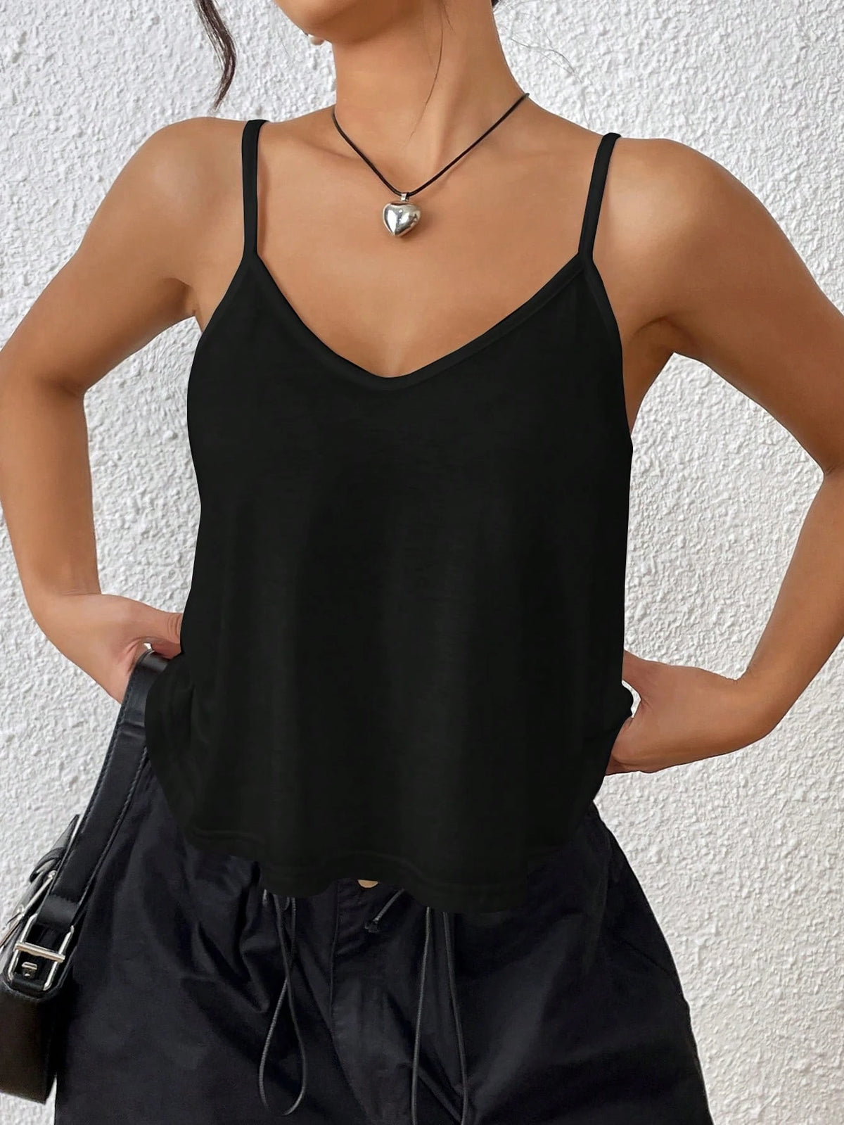 EZwear Women Simple Solid Color Cami Top