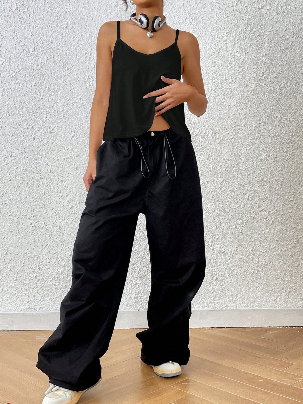EZwear Women Simple Solid Color Cami Top