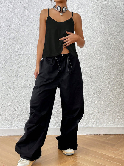 EZwear Women Simple Solid Color Cami Top