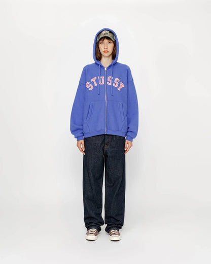 FADED GRAPHIC ZIP HOODIE - Four Street