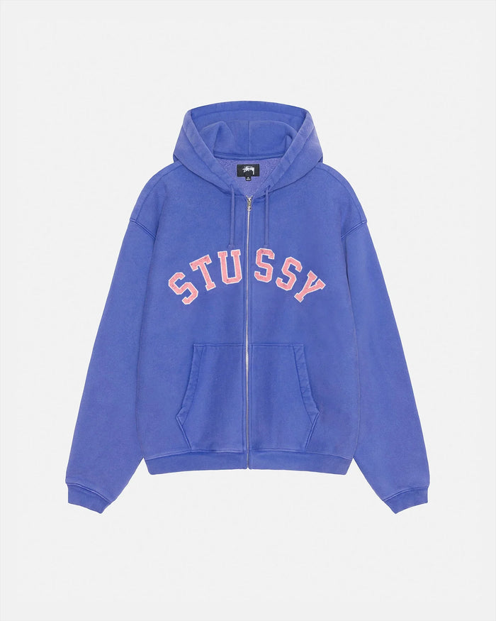 FADED GRAPHIC ZIP HOODIE - Four Street