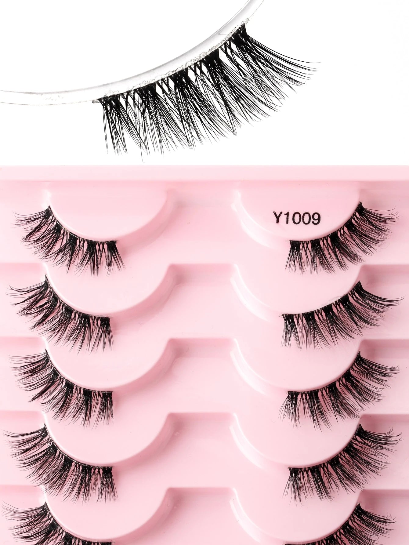 False Eyelashes, 10 Pairs/Box Mini And Cute Super Short Half Eye Lashes With Thin And Transparent Stems, Lengthened End, Natural Curly Appearance, Reusable And Ideal For Girls With Small Eyes. Suitabl