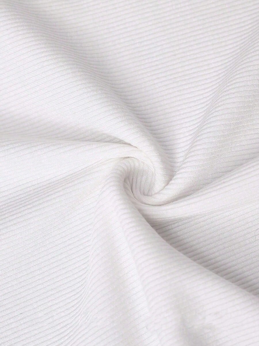 Fashion Solid Sleeveless Vest Women Casual Slim Fit Basic Tank Top Summer Daily Party Wear, White Top, Gym Clothes Women, Clothes, Lingerie For Women