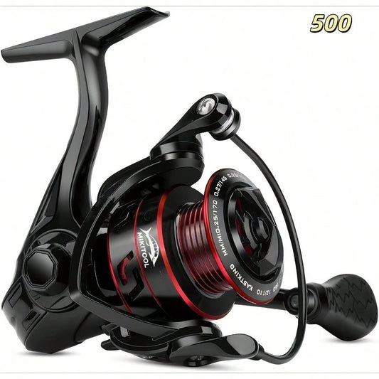Fishing Reel- A Gear Ratio Rotary Reel That Can Withstand Up To 22 Lbs, Equipped With 5+1/7+1 Ball Bearings, And An Asymmetrical Rotary Reel Rotor Design.