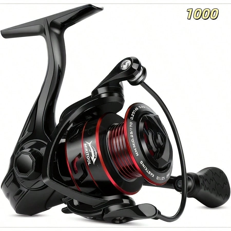 Fishing Reel- A Gear Ratio Rotary Reel That Can Withstand Up To 22 Lbs, Equipped With 5+1/7+1 Ball Bearings, And An Asymmetrical Rotary Reel Rotor Design.