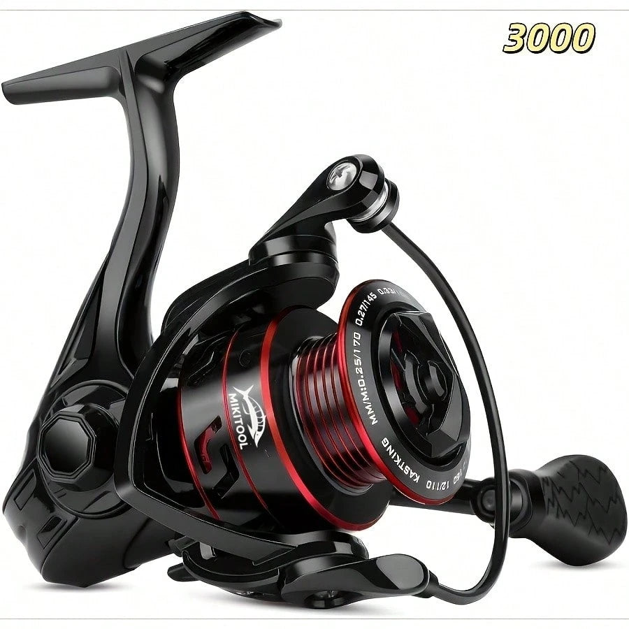Fishing Reel- A Gear Ratio Rotary Reel That Can Withstand Up To 22 Lbs, Equipped With 5+1/7+1 Ball Bearings, And An Asymmetrical Rotary Reel Rotor Design.