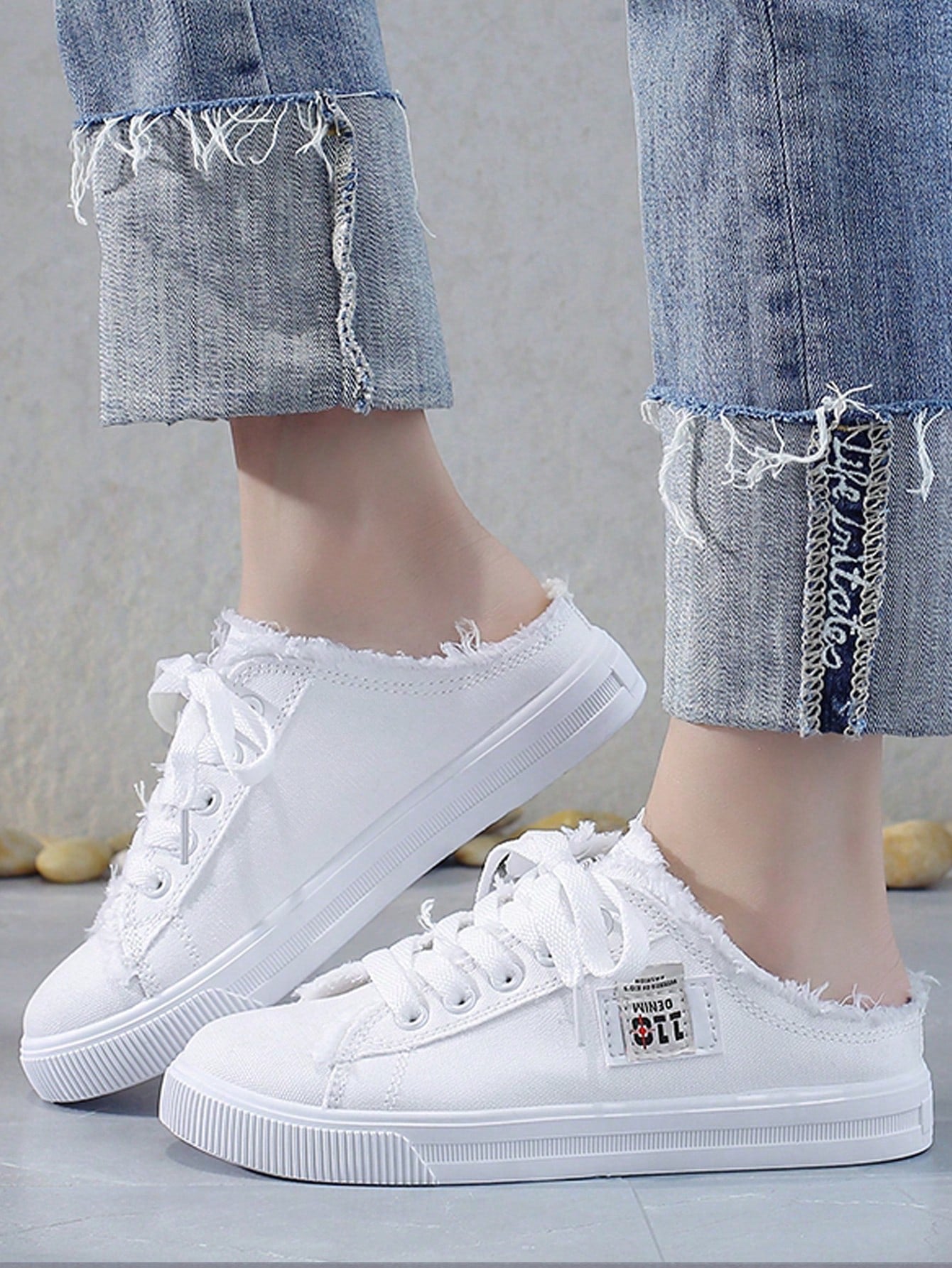 Flat Fashion Women's Slip-On Sneakers, Casual Versatile Slouchy Loafers