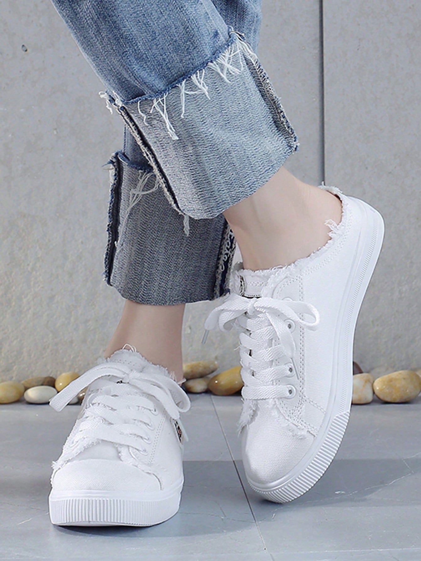 Flat Fashion Women's Slip-On Sneakers, Casual Versatile Slouchy Loafers