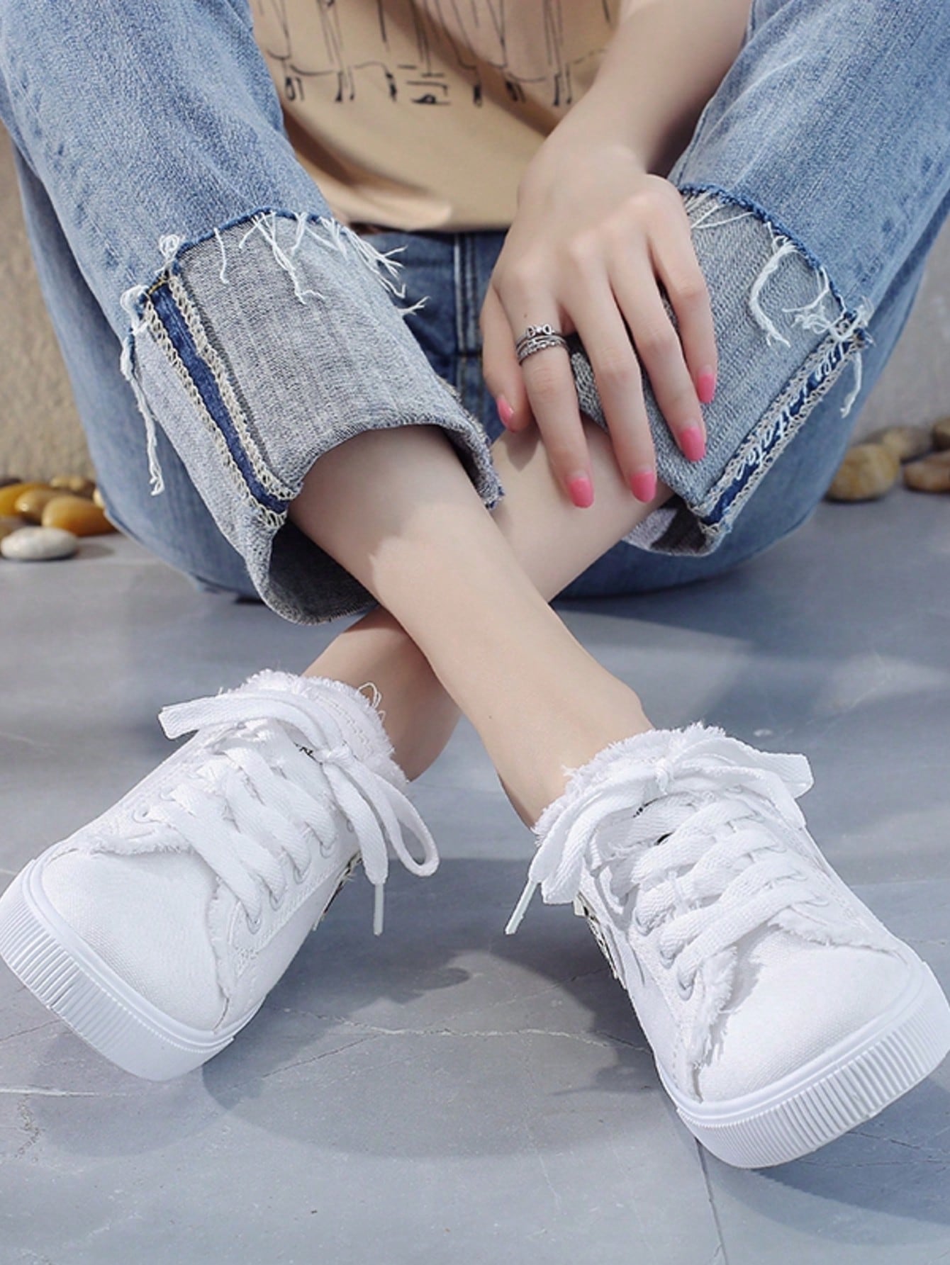Flat Fashion Women's Slip-On Sneakers, Casual Versatile Slouchy Loafers