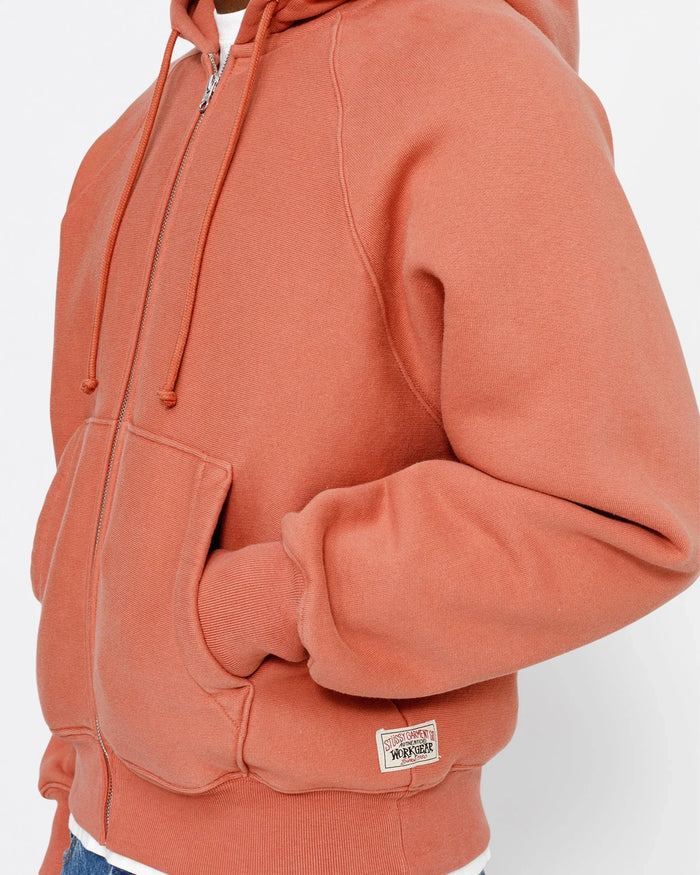 FLEECE RAGLAN ZIP HOODIE - Four Street