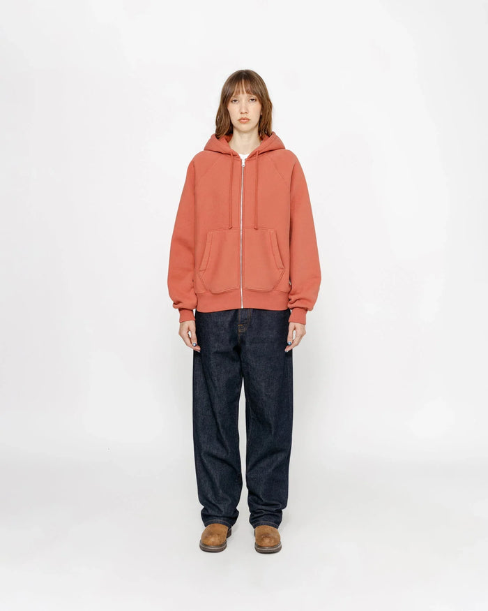 FLEECE RAGLAN ZIP HOODIE - Four Street