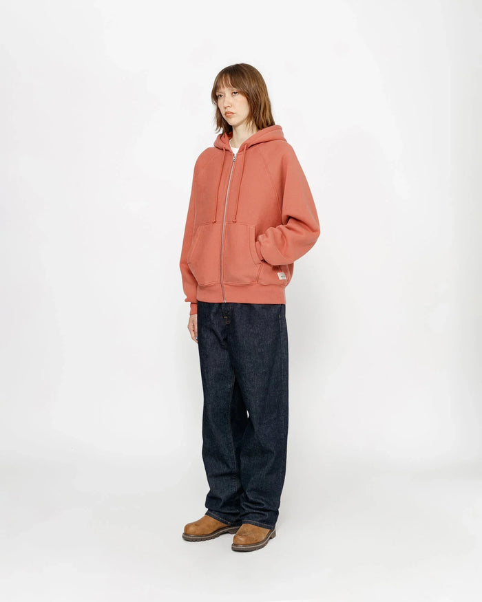 FLEECE RAGLAN ZIP HOODIE - Four Street