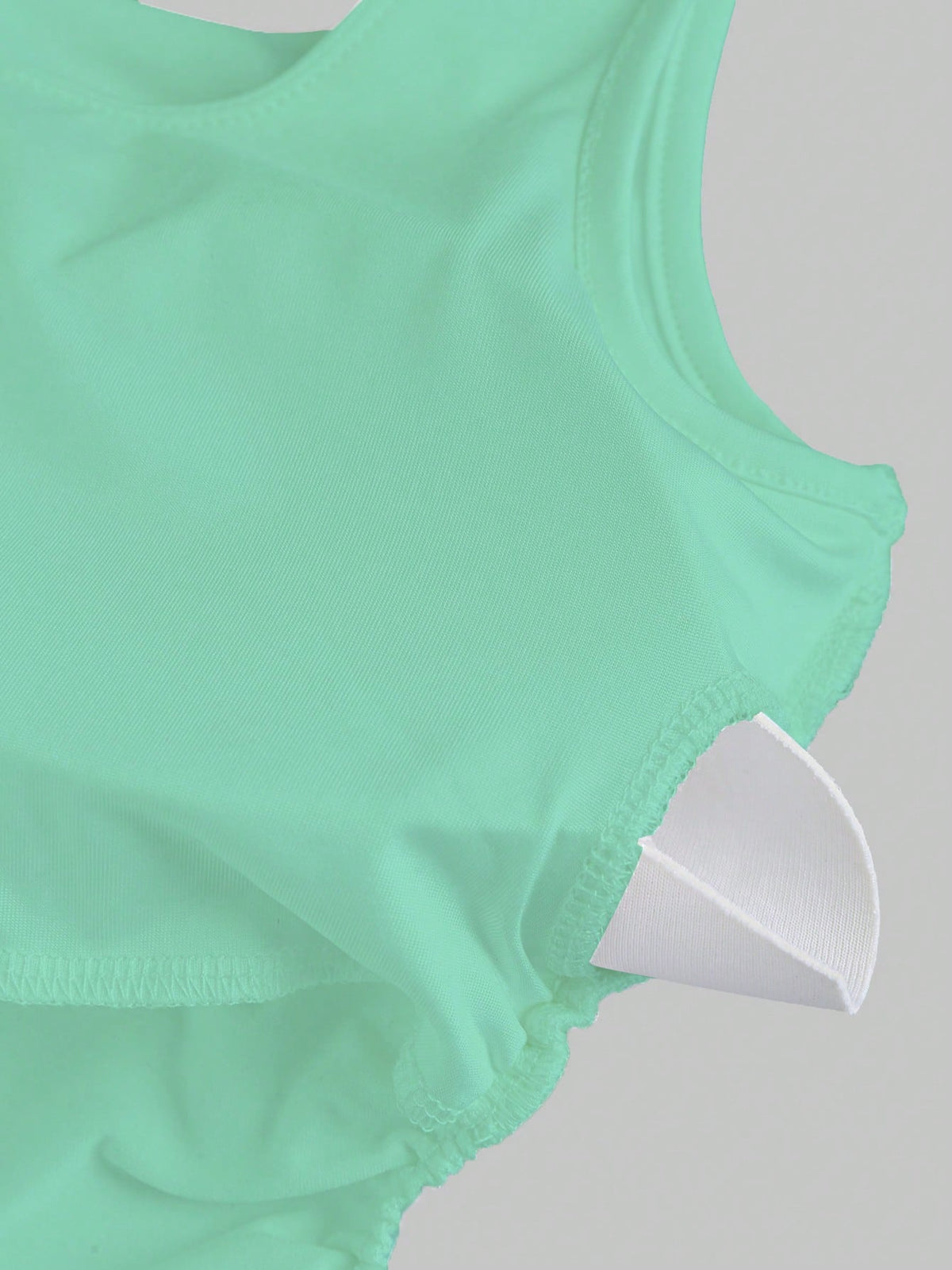 Flirla Women's Casual Solid Color Square Neck Padded Fitted Tank Top, Summer